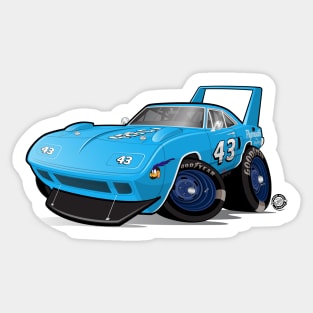 Plymouth SuperBird 43 Petty Sticker